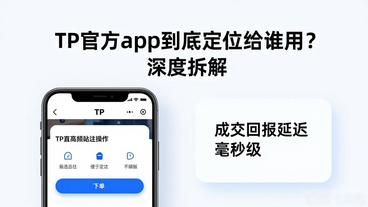 TP官方app的市场定位研究_界面极简设计逻辑_TP官方app核心交易体验
