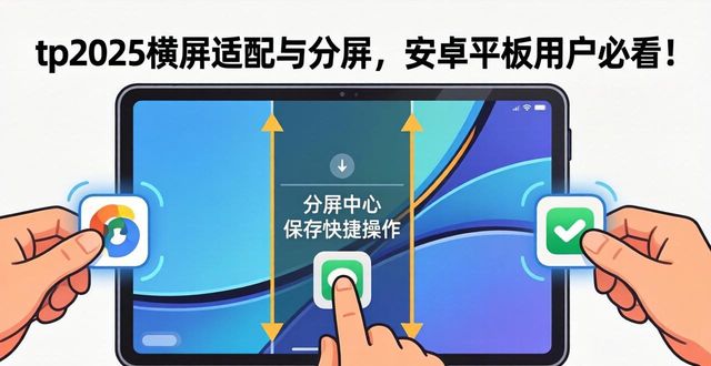 安卓平板用户福音：tp 2025横屏模式适配与分屏操作指南！_安卓平板横屏适配_安卓平板怎么设置横屏竖屏