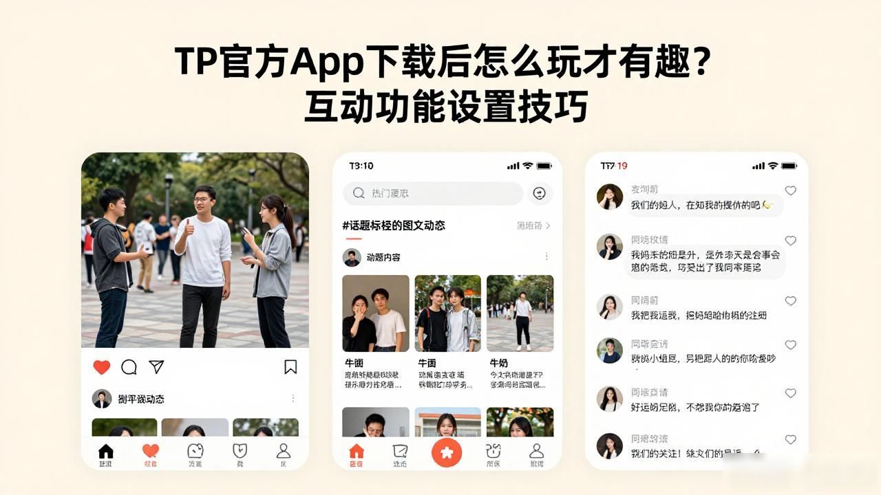 完善个人主页提升匹配度_如何在TP官方app下载中增加互动性？_使用TP官方App互动功能