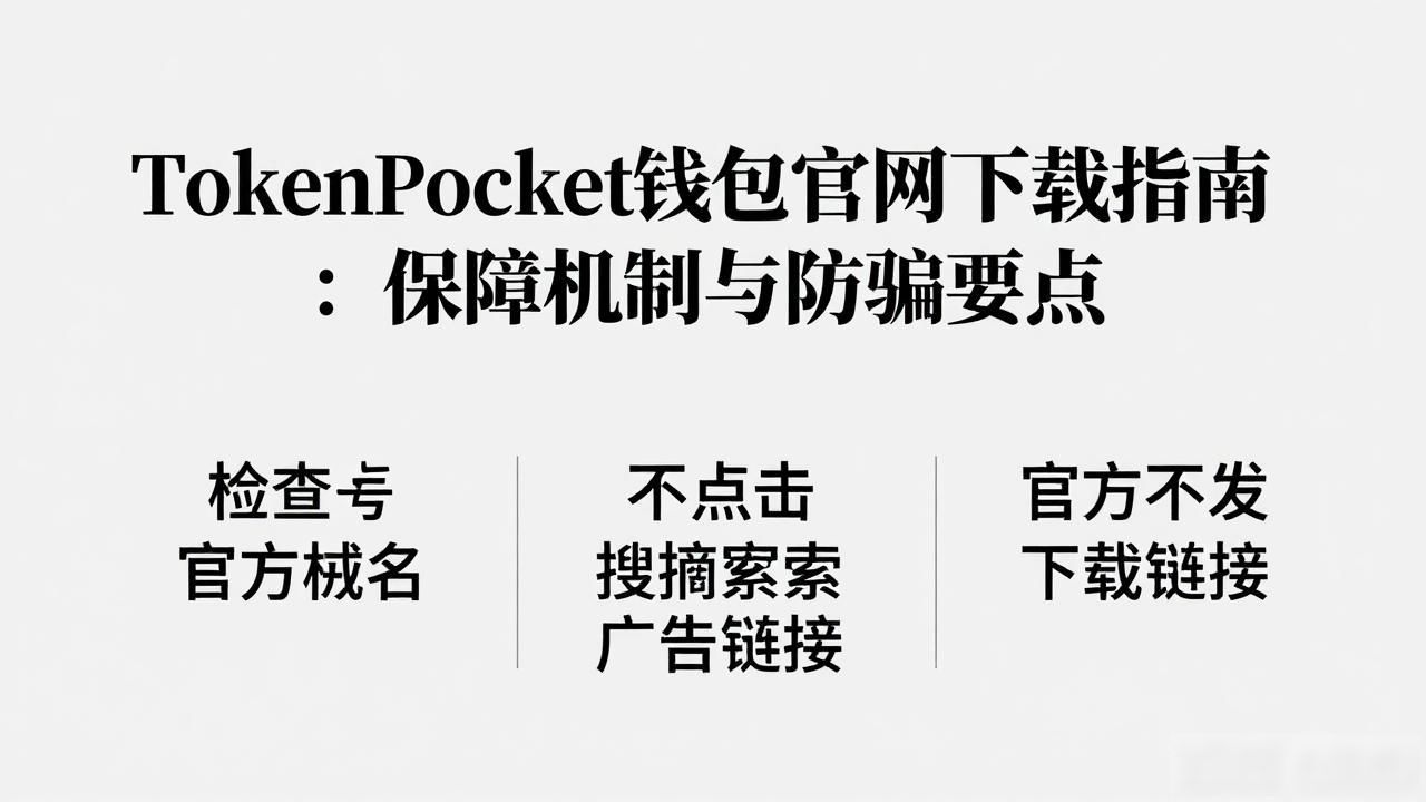 TokenPocket官网下载_识别钓鱼网站假冒应用_tokenpocket钱包官网的下载保障机制,用户应了解的内容