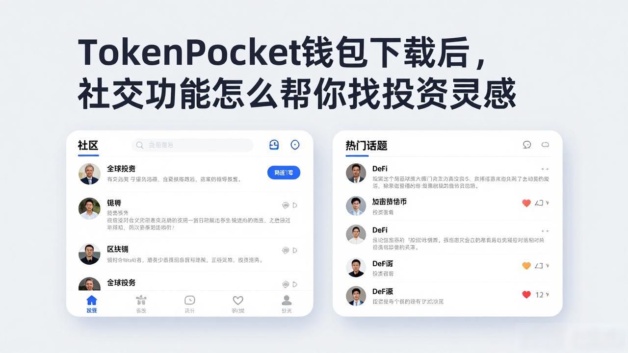 TokenPocket钱包社交功能_如何在tokenpocket钱包官网下载app中利用社交功能获取投资策略与灵感?_TokenPocket钱包官网下载
