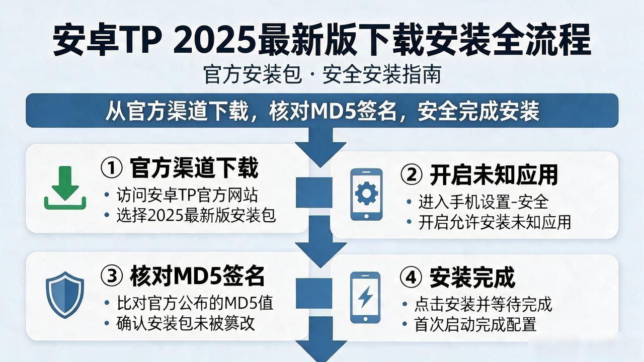 安卓用户必看！TP最新版本2025官方下载教程_安卓手机下载TP官方包_安卓手机安装TP不踩坑