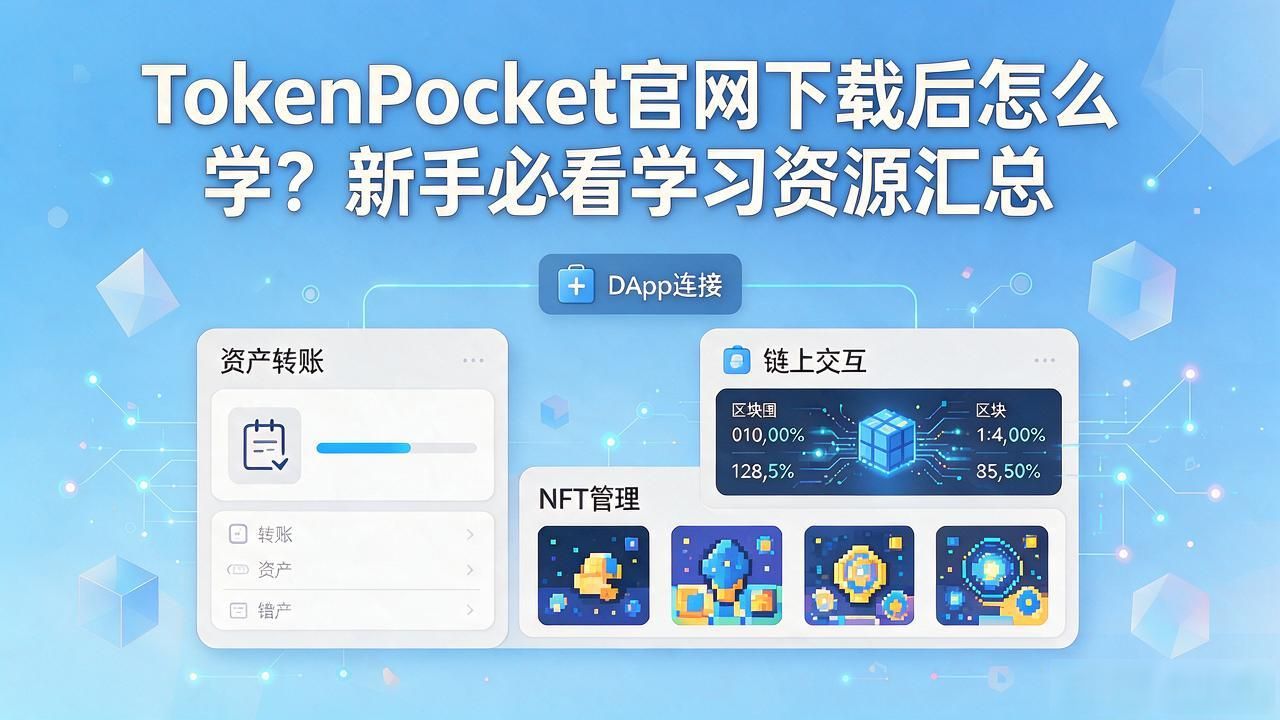 TokenPocket新手使用指南_从用户的角度看tokenpocket钱包官网下载后的学习资源与指导_官网下载后实用学习资源