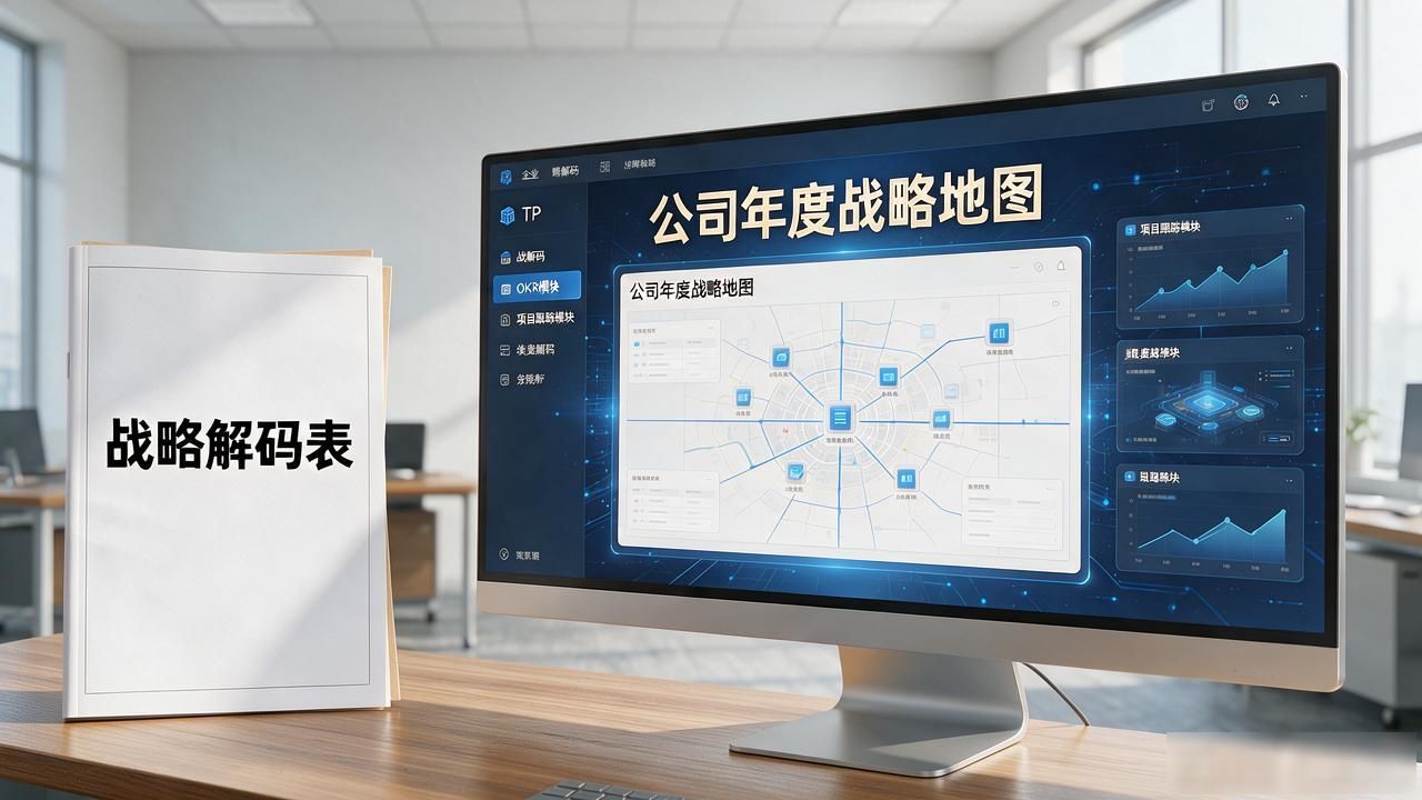 OKR模块与战略地图对齐_TP最新版战略管理配置_如何在TP最新版下载中实施战略管理？