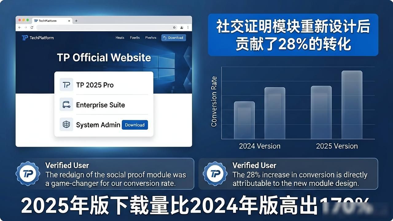 如何在TP官网2025最新版下载中支持产品推广?_对比图设计提升下载率_下载页转化率优化