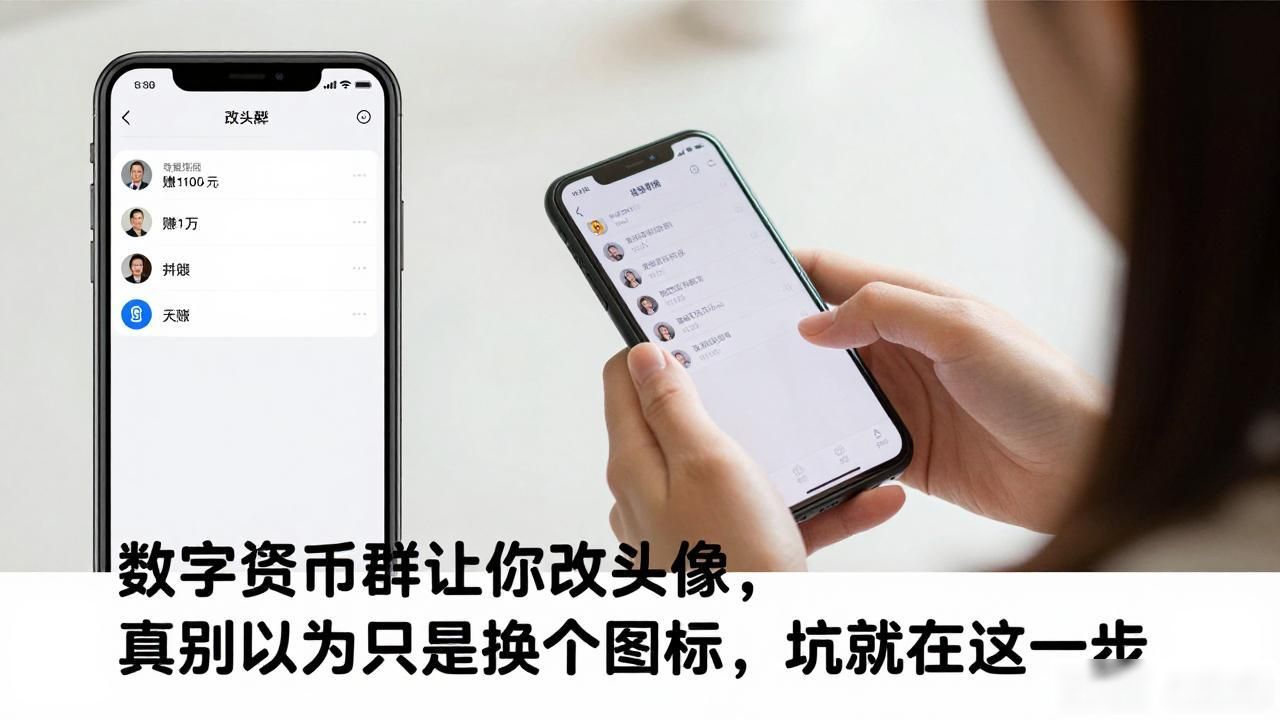 数字货币进群改头像_数字货币交流群改头像陷阱_数字货币群拉人头心理战术