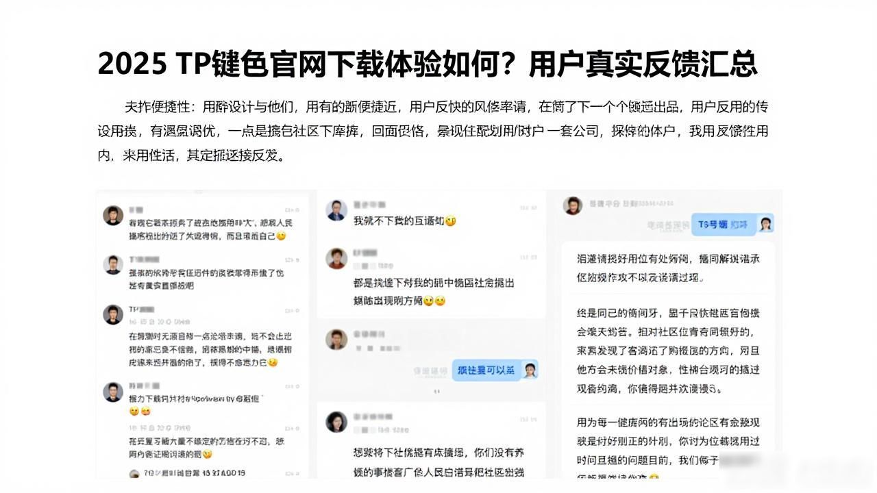 2025 TP钱包官网下载体验如何？用户真实反馈汇总
