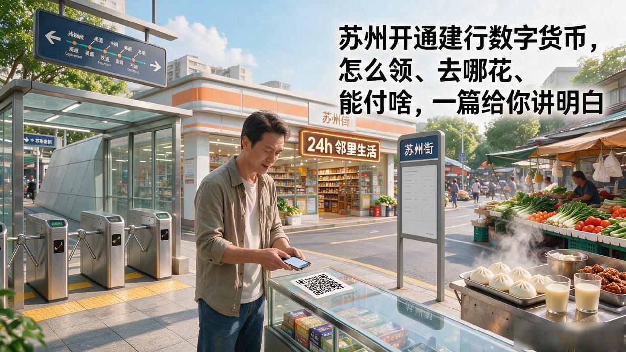 苏州数字人民币使用场景_苏州开通建行数字货币_苏州建设银行数字人民币试点