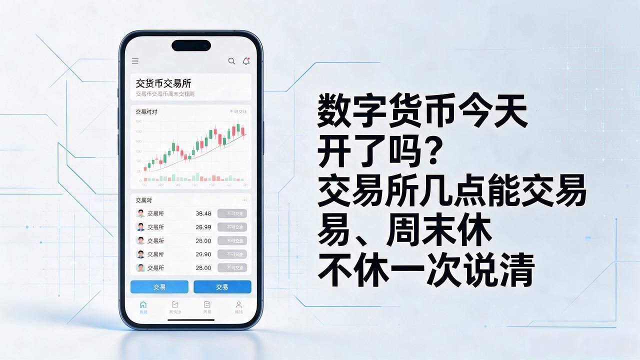 数字货币周末是否开盘交易_数字货币今天开了吗_主流交易所7x24小时交易规则