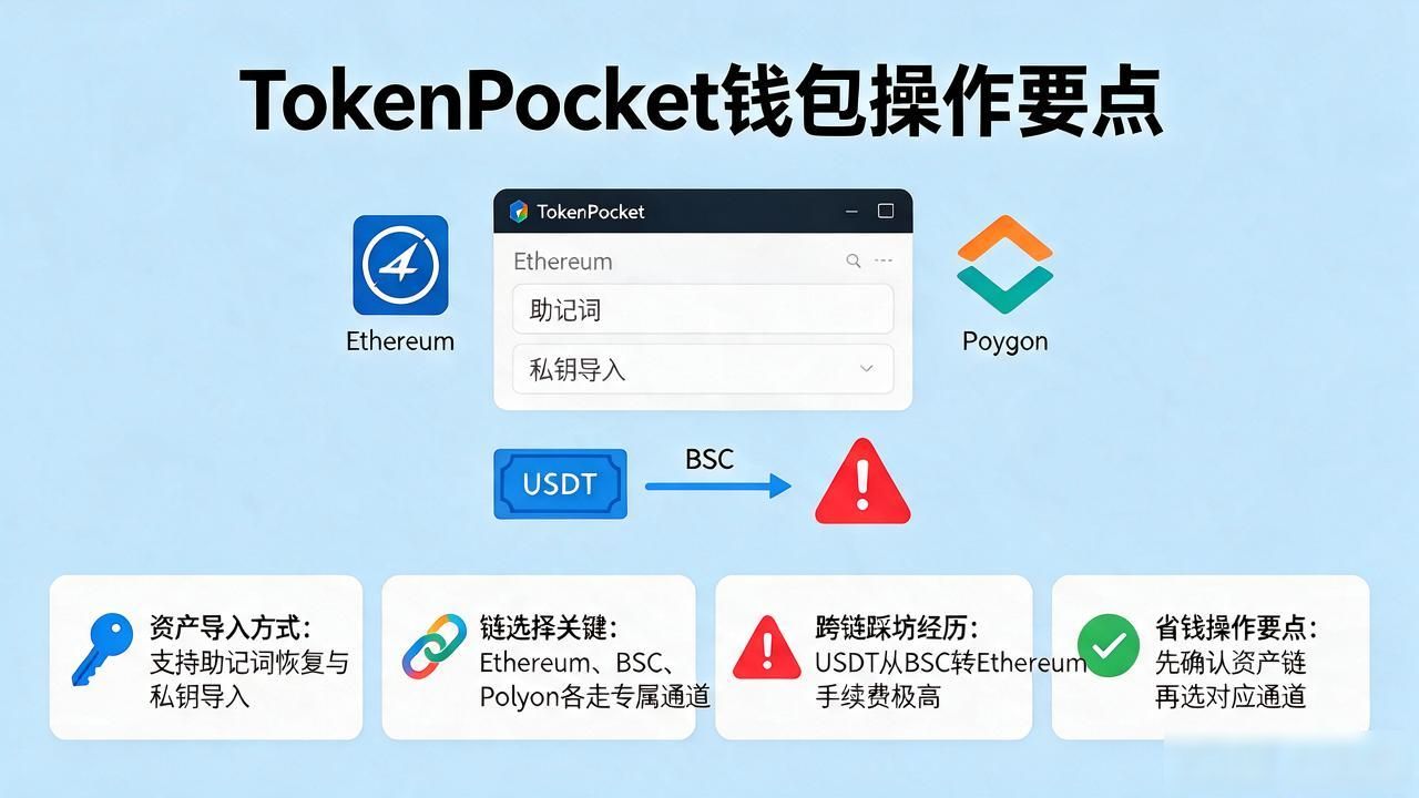 TokenPocket官网注册创建钱包助记词保存方法_TokenPocket导入资产链选择USDT转账手续费_掌握tokenpocket官方网站的操作流程，让你的数字资产管理更轻松！