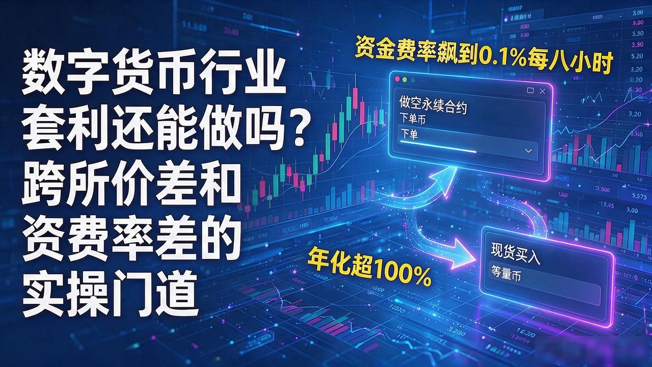 数字货币行业套利还能做吗？跨所价差和资金费率差的实操门道