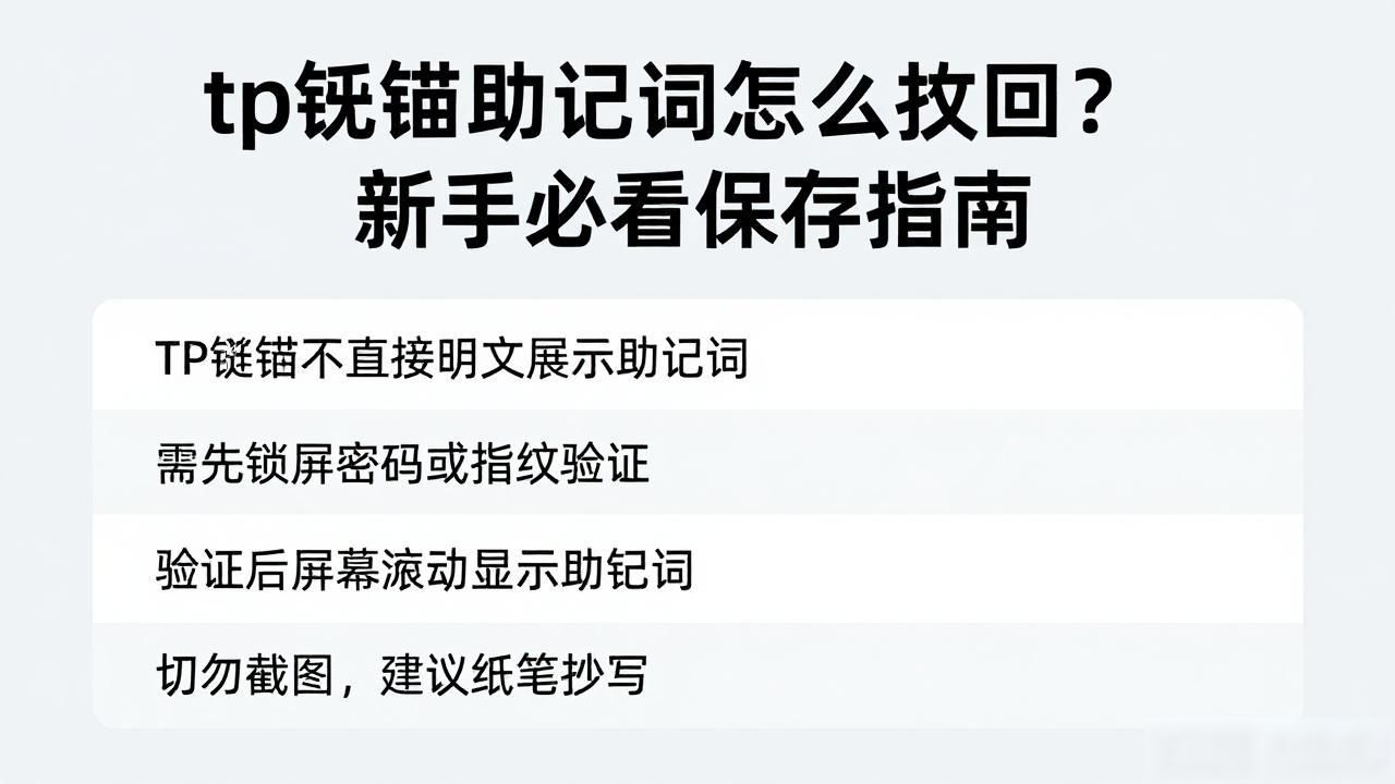 TP钱包助记词存储方法_加密货币助记词重要性_tp钱包助记词在哪里找到