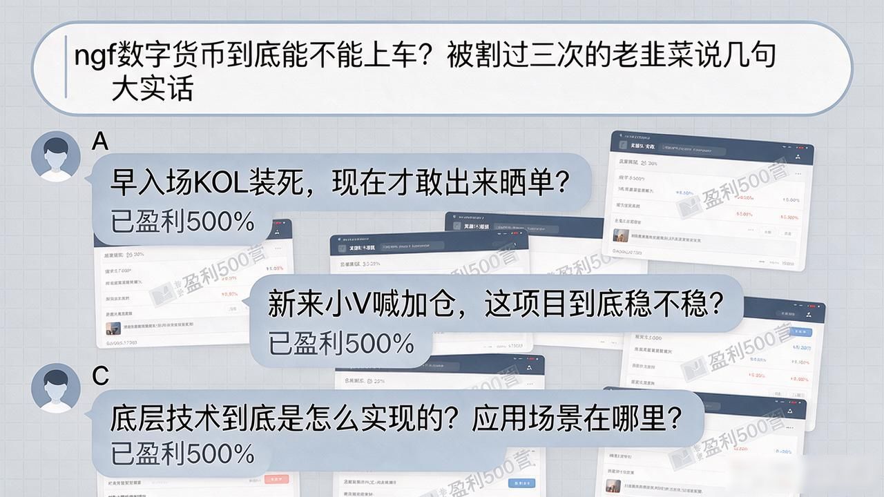 ngf数字货币到底能不能上车？被割过三次的老韭菜说几句大实话