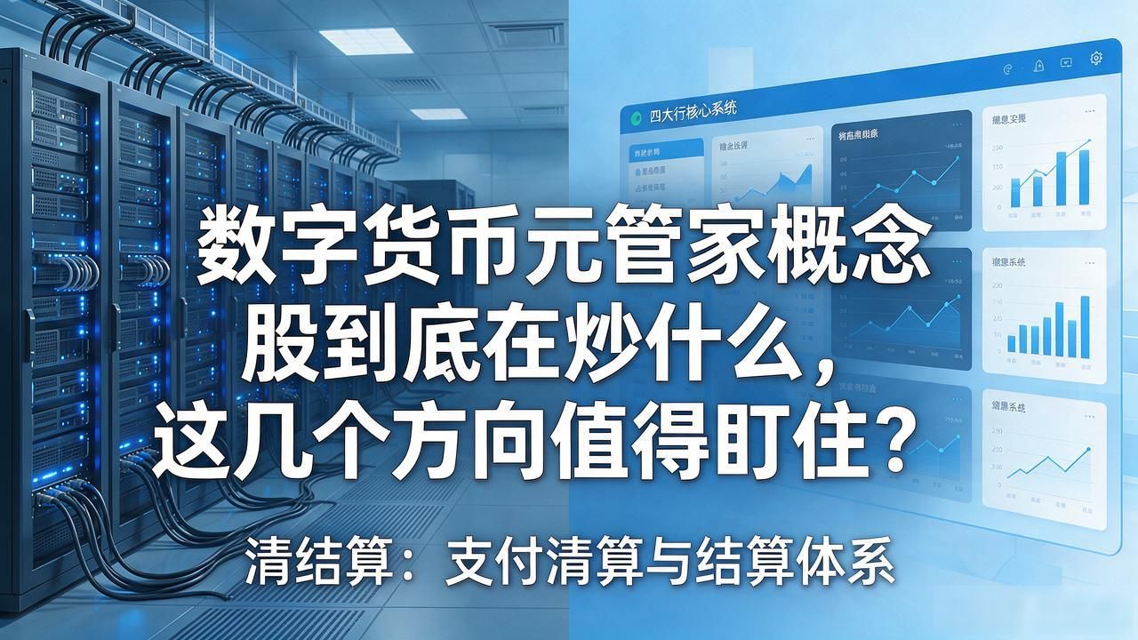 数字货币元管家概念股到底在炒什么，这几个方向值得盯住