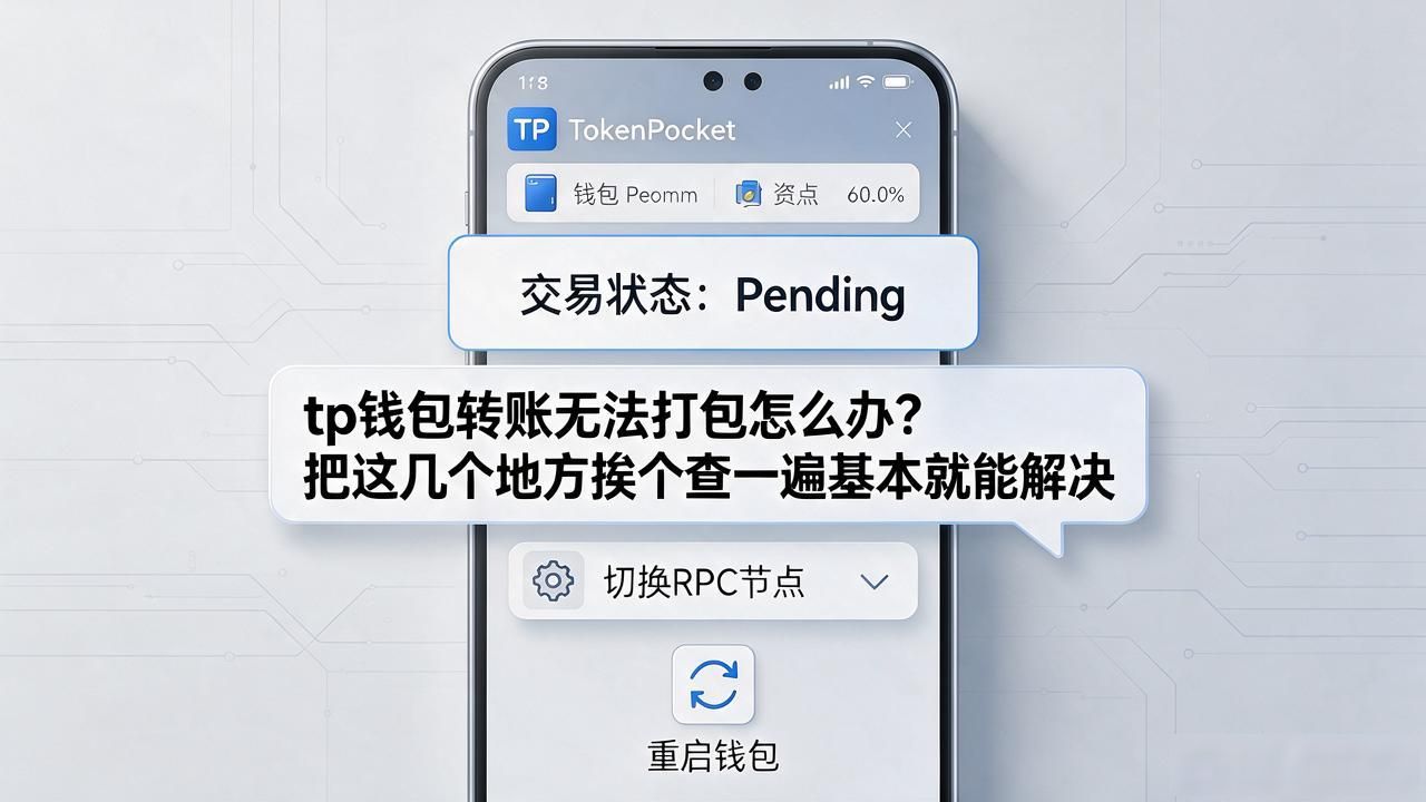 TP钱包交易pending余额已扣怎么解决_TP钱包转账卡在等待打包状态怎么办_tp钱包转账无法打包