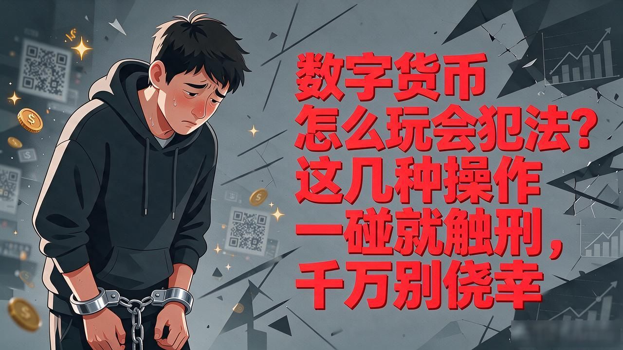 数字货币怎么玩会犯法？这几种操作一碰就触刑，千万别侥幸