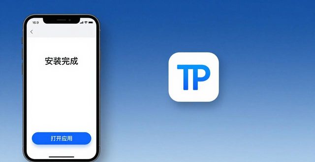 TP app下载安装界面，三步完成安装不迷路
