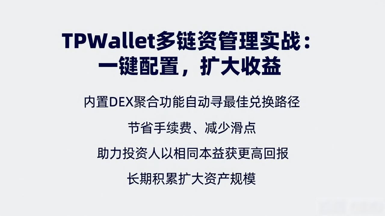 如何通过TPWallet扩大资产投资配置?_TPWallet提升资金利用率_TPWallet跨链资产管理