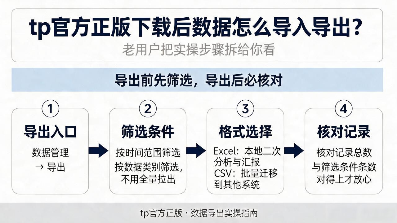tp官方正版下载 数据导入导出教程_tp数据管理模块 使用技巧_tp官方正版下载后如何导入导出数据