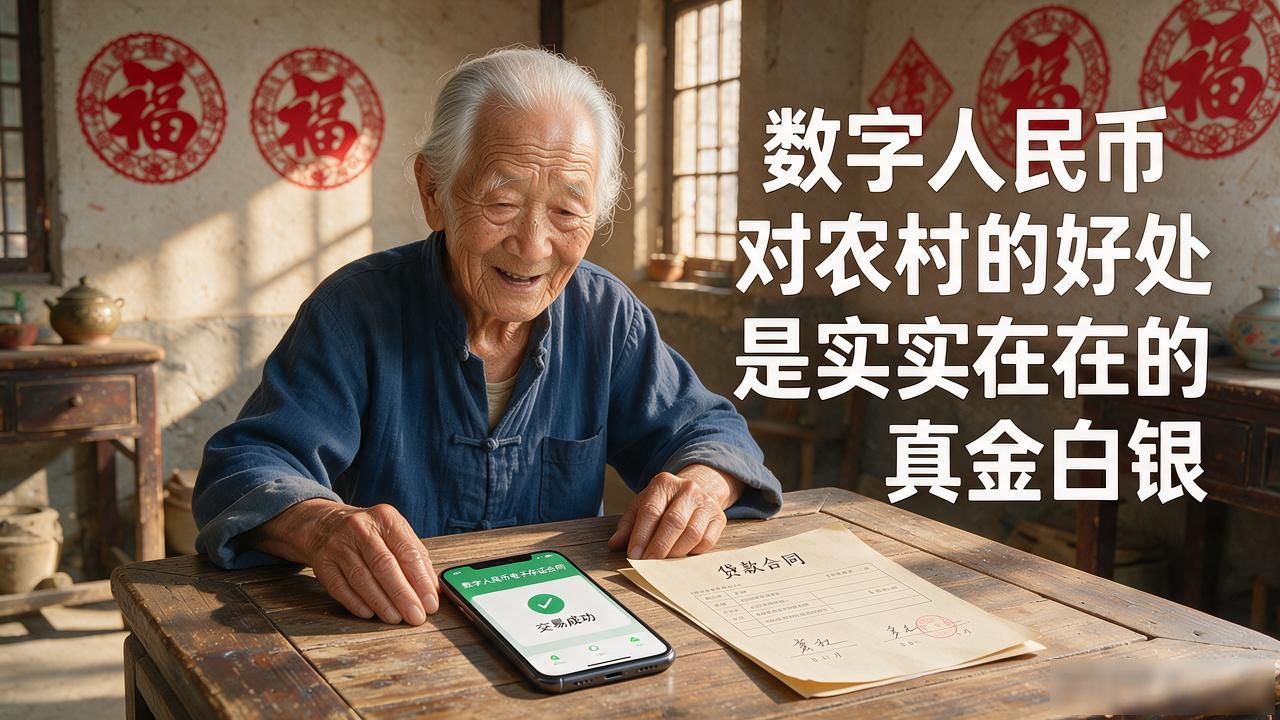 数字货币进了农村信用社，咱村里种地的大爷大妈用上了没有