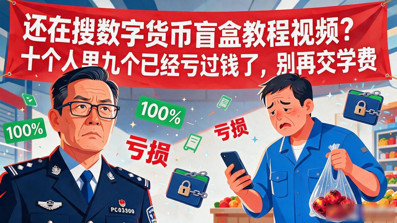 还在搜数字货币盲盒教程视频？十个人里九个已经亏过钱了，别再交学费