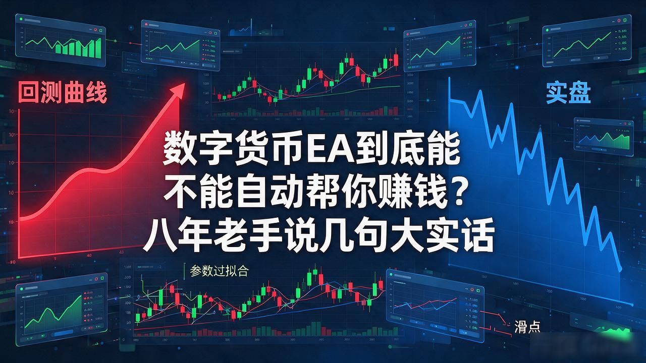 数字货币EA到底能不能自动帮你赚钱？八年老手说几句大实话