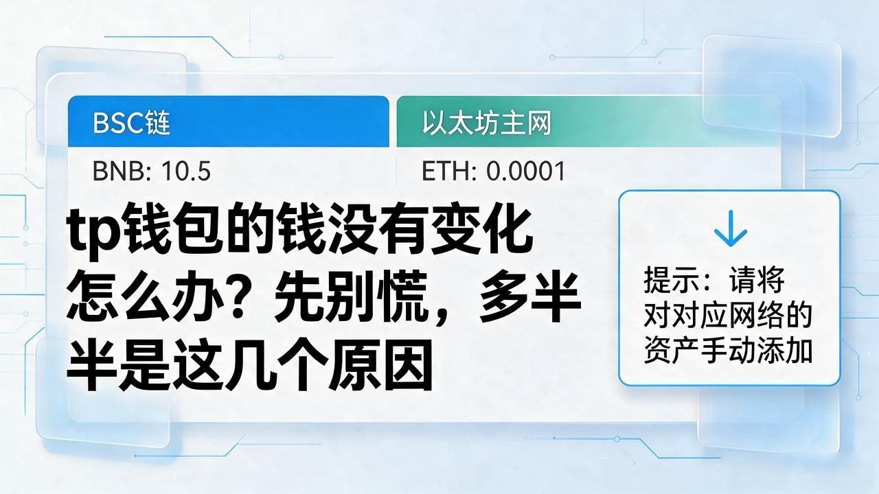 tp钱包的钱没有变化怎么办？先别慌，多半是这几个原因