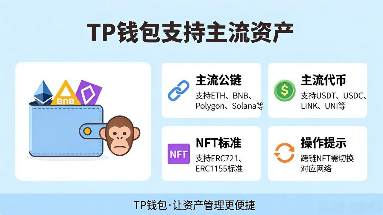 TPWallet支持的公链和代币_TPWallet支持哪些主流币种？_TPWallet的NFT功能