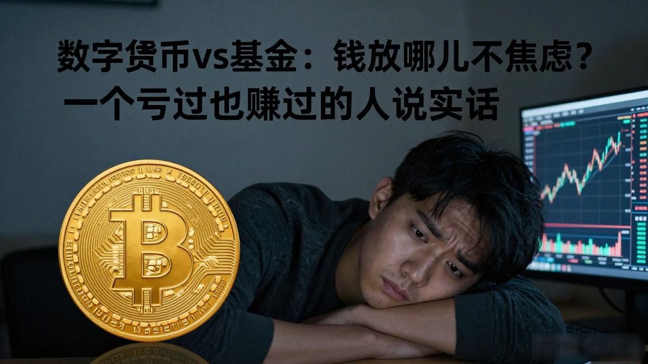 数字货币vs基金：钱放哪儿不焦虑？一个亏过也赚过的人说实话